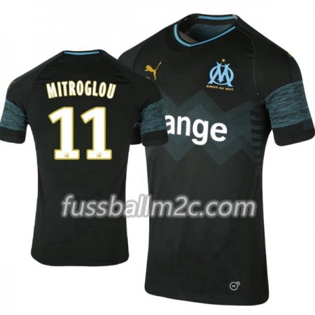 Fußballtrikots Olympique Marseille Mitroglou 11 Auswärts Trikotsatz 2018-2019